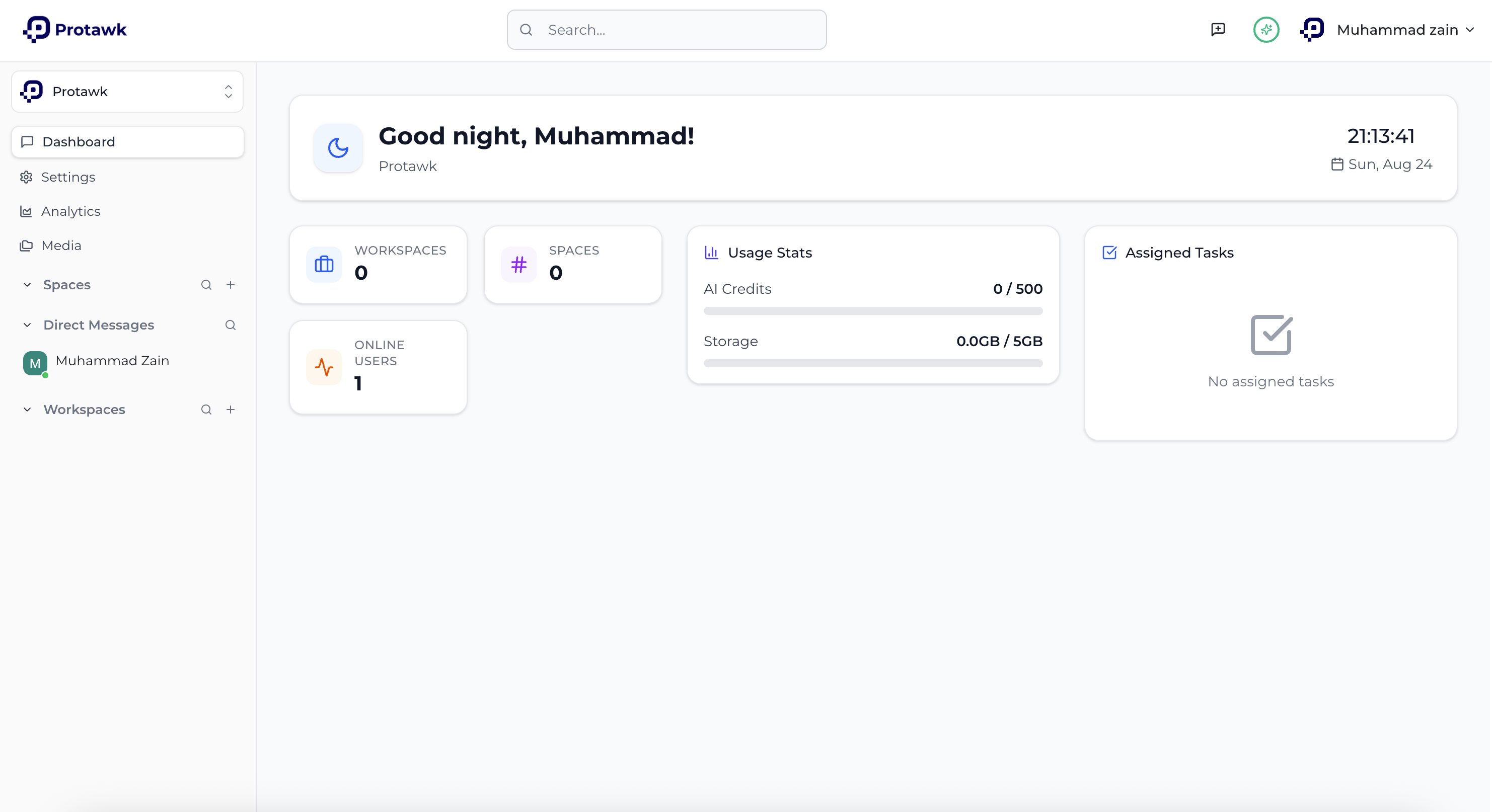 Protawk collaborate — Assign tasks to your whole team